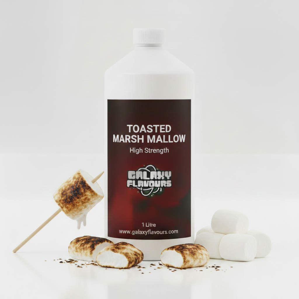 Galaxy Flavours Toasted Marshmallow Food Flavouring Concentrate – Professional High Strength, Vegan, Gluten-Free
