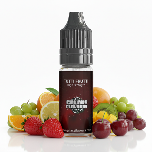 Galaxy Flavours Tutti Frutti Food Flavouring Concentrate 10ml – Professional High Strength, Vegan, Gluten-Free