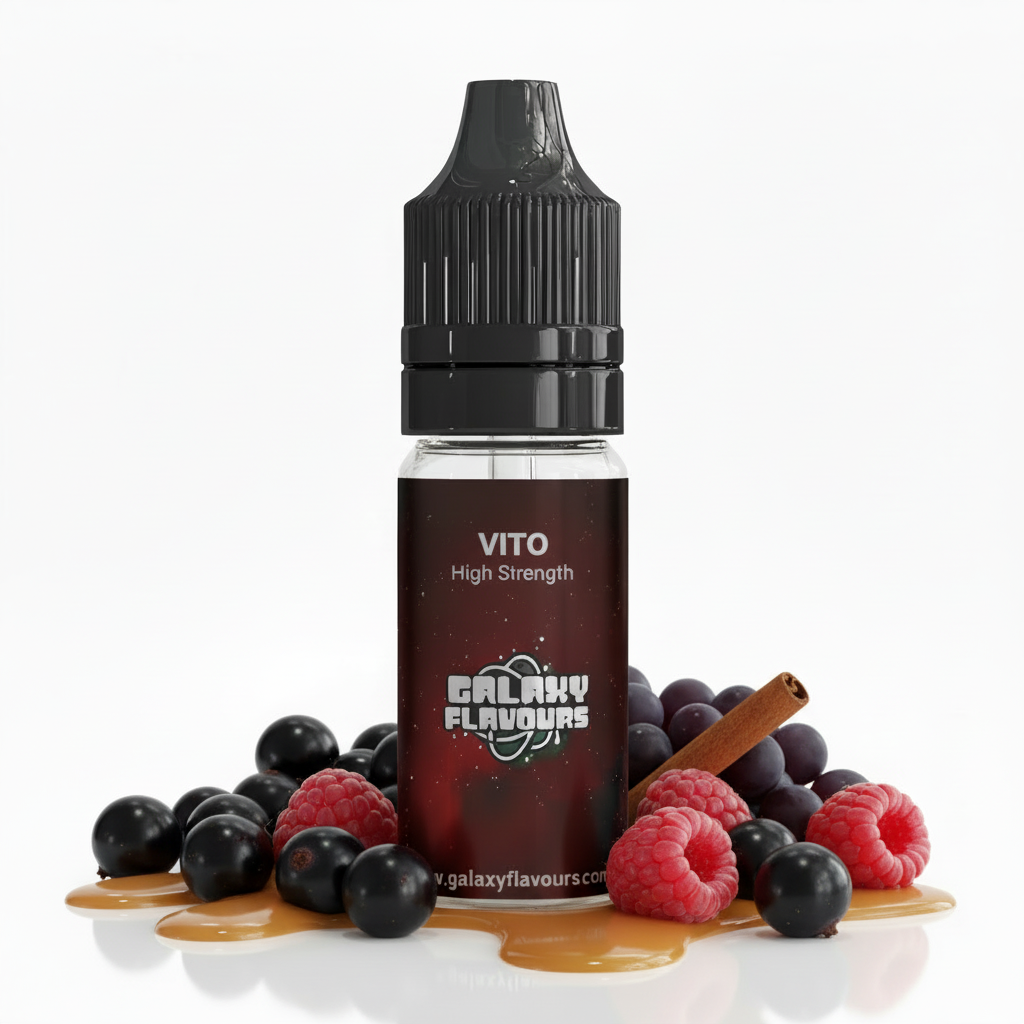 Galaxy Flavours Vito Food Flavouring Concentrate 10ml – Professional High Strength, Vegan, Gluten-Free