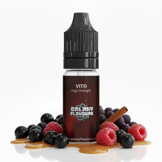 Galaxy Flavours Vito Food Flavouring Concentrate 10ml – Professional High Strength, Vegan, Gluten-Free
