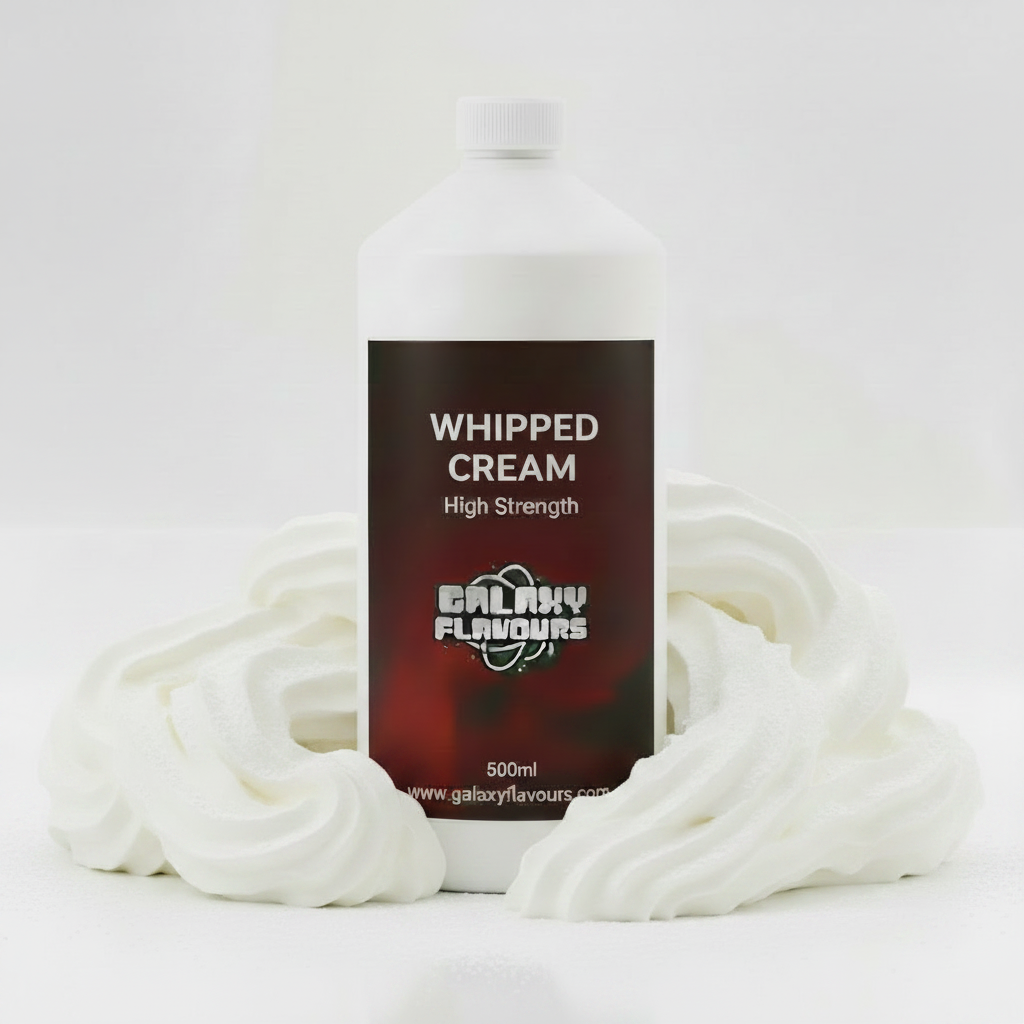 Galaxy Flavours Whipped Cream Food Flavouring Concentrate – Professional High Strength, Vegan, Gluten-Free