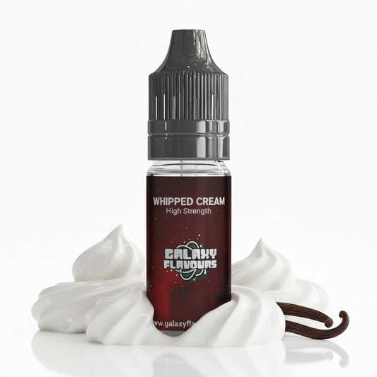 Galaxy Flavours Whipped Cream Food Flavouring Concentrate 10ml – Professional High Strength, Vegan, Gluten-Free