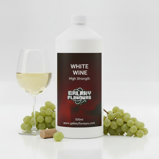 Galaxy Flavours White Wine Food Flavouring Concentrate – Professional High Strength, Vegan, Gluten-Free