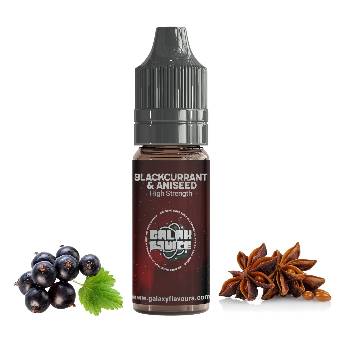 Blackcurrant and Aniseed High Strength Professional Flavouring.